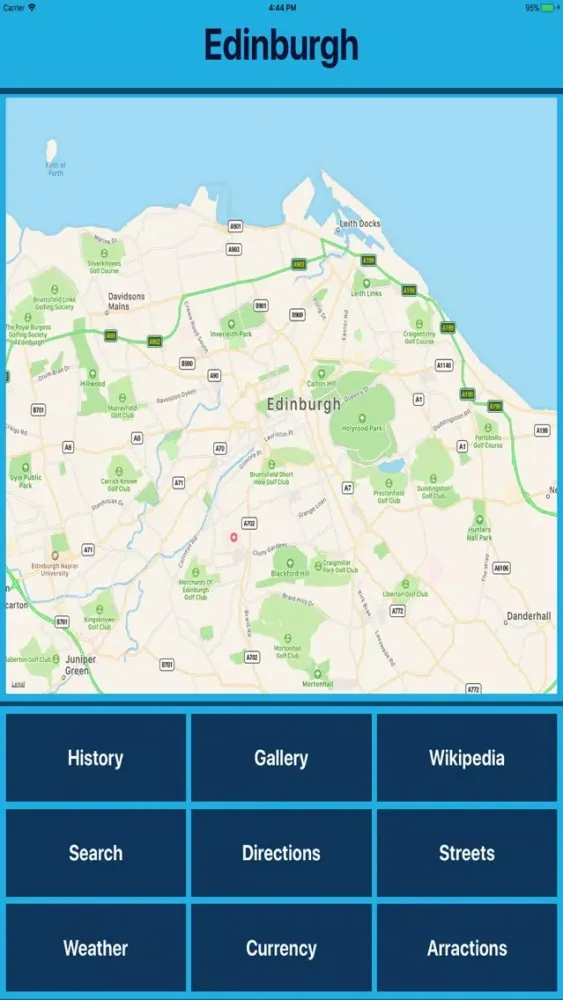 Captures d'écran de Edinburgh UK Tourist Places