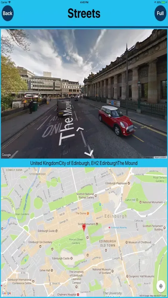 Captures d'écran de Edinburgh UK Tourist Places