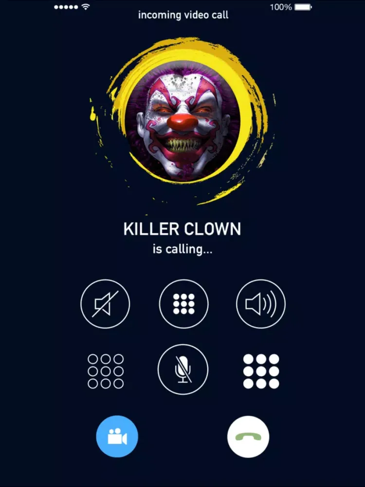 صور Video call from Pennywise iPad 