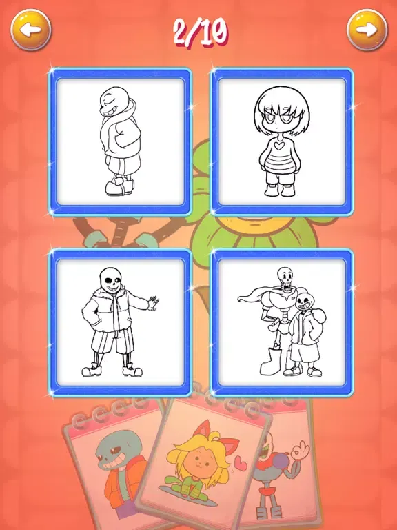 Screenshot di Super Sans Coloring Book iPad 
