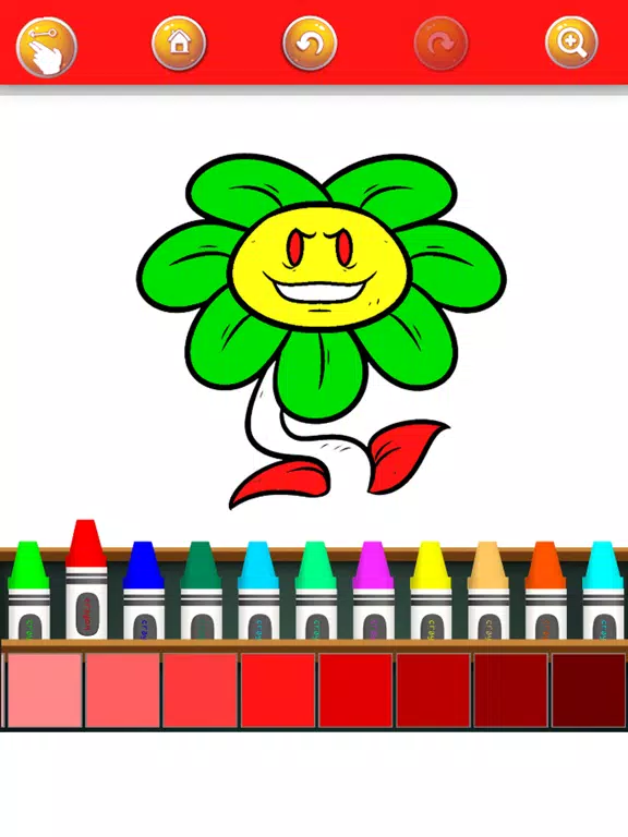 Super Sans Coloring Book iPad  Screenshots