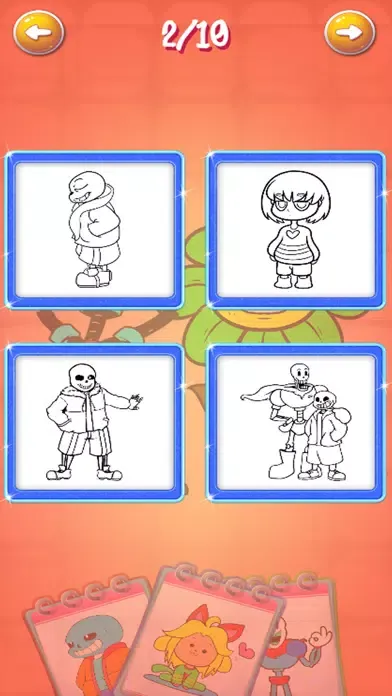 Screenshot di Super Sans Coloring Book