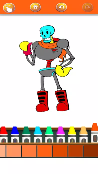 Super Sans Coloring Book Screenshots