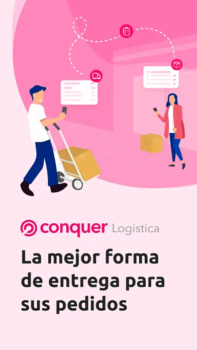 Conquer · Logística Screenshots