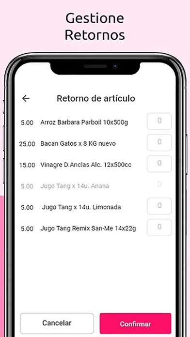 Conquer · Logística Screenshots
