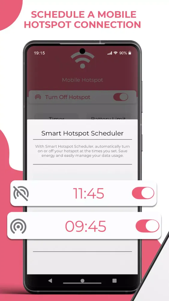 ภาพหน้าจอของ Mobile Hotspot