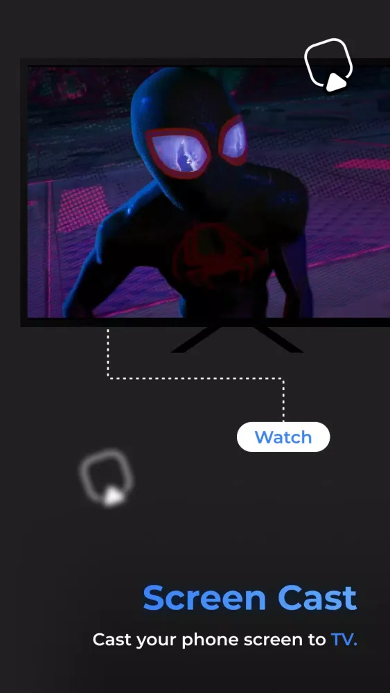 Tangkapan layar Screen Mirror - Cast to TV