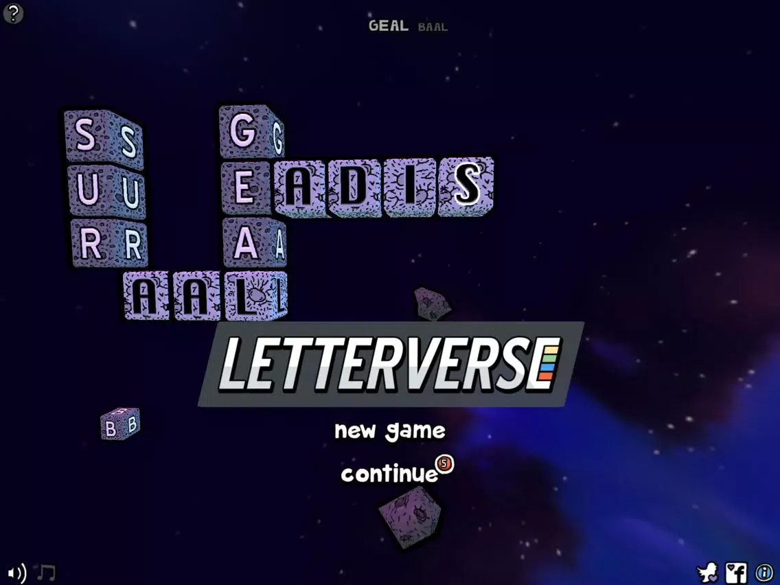 Letterverse iPad  스크린샷