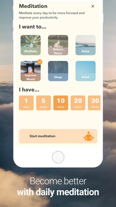 Screenshot di Green — Focus & Meditate