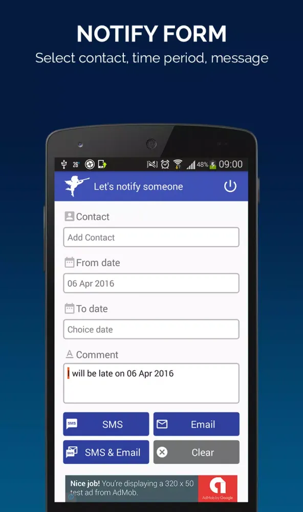 Zrzuty ekranu My Notifier