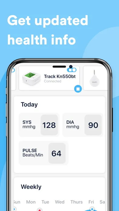 Screenshot di MiHealth Monitoring