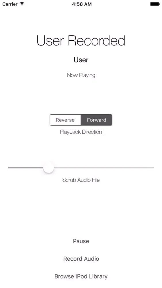Reverse My Audio應用截圖