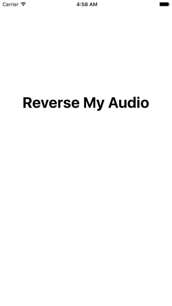 Reverse My Audio應用截圖