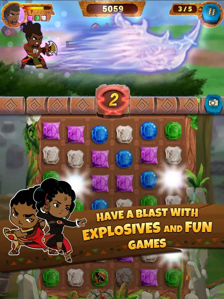 Aurion KGF - Match3 RPG iPad  স্ক্রিনশট