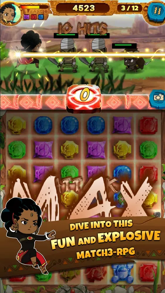 Aurion KGF - Match3 RPG স্ক্রিনশট