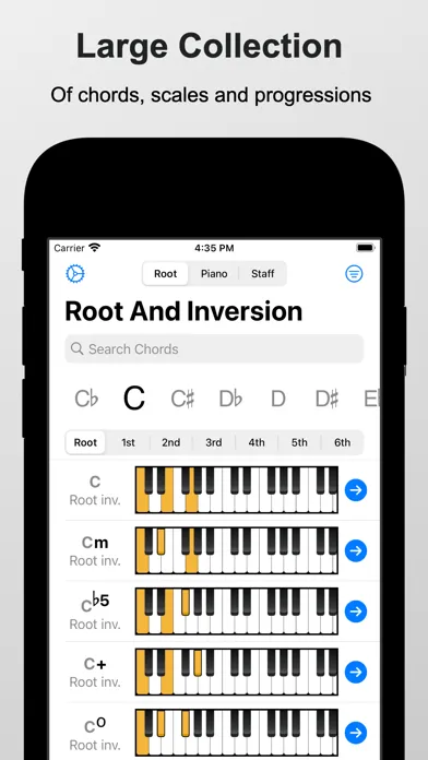 Piano Chords and Scales Screenshots