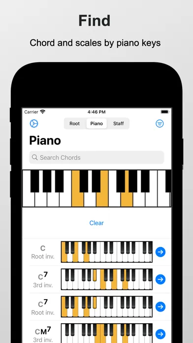 Piano Chords and Scales Screenshots