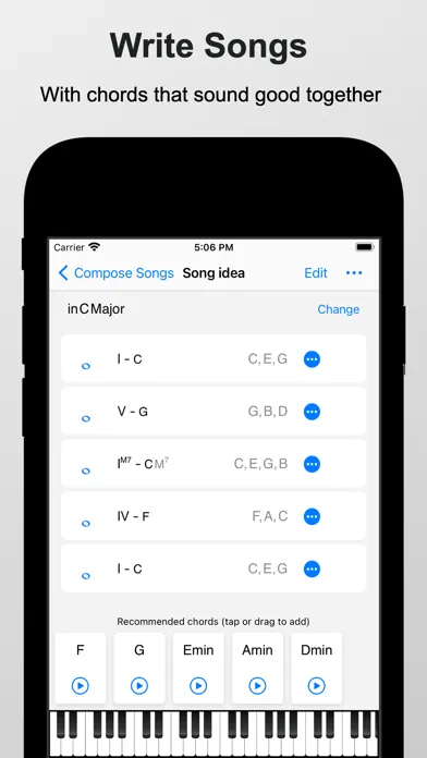 Piano Chords and Scales Screenshots