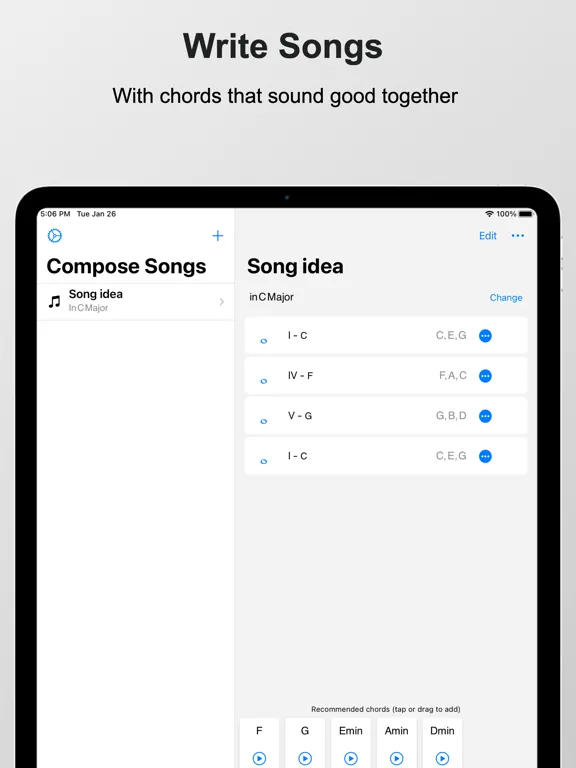 Capturas de pantalla de Piano Chords and Scales Pro iPad 