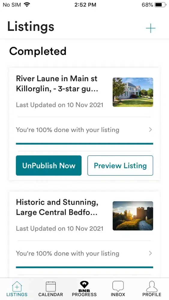 HomeNaway BnB Screenshots