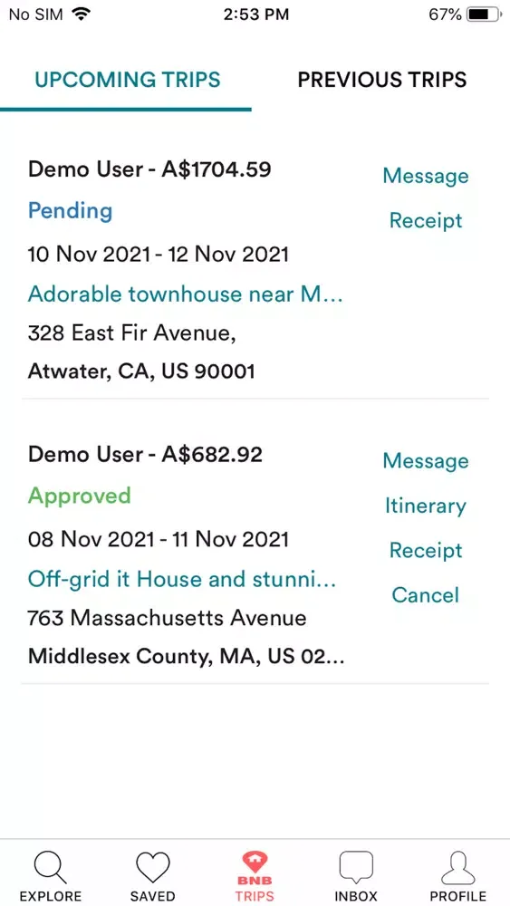 HomeNaway BnB Screenshots