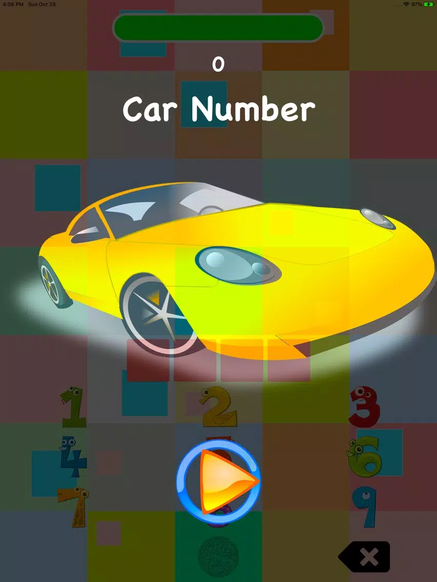 Captures d'écran de Car Number - The Number Quiz iPad 