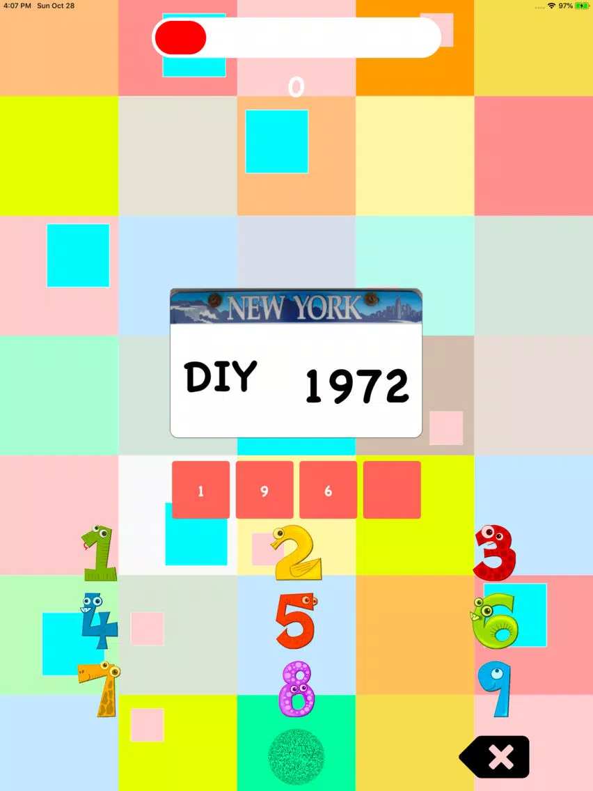 Captures d'écran de Car Number - The Number Quiz iPad 