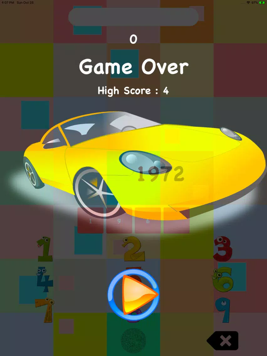 Captures d'écran de Car Number - The Number Quiz iPad 