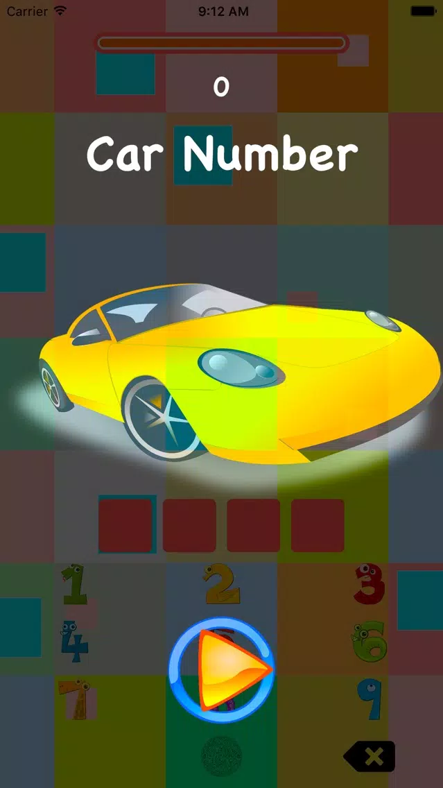 Captures d'écran de Car Number - The Number Quiz