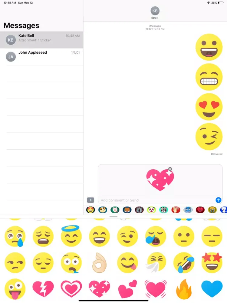 BigMoji 180+ Emoji Stickers iPad  Screenshots