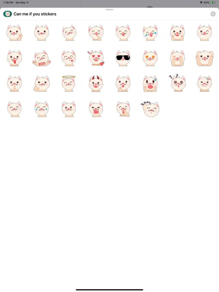 Скриншоты Can me if you Stickers iPad 