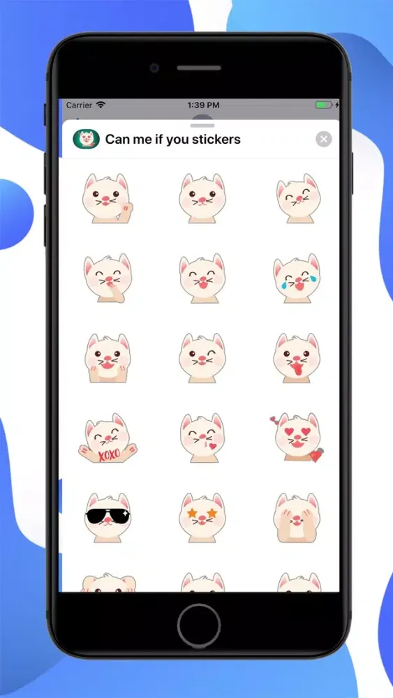 Скриншоты Can me if you Stickers