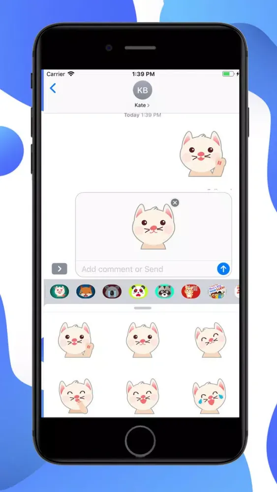 Скриншоты Can me if you Stickers