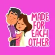 Cute Couple Stickers