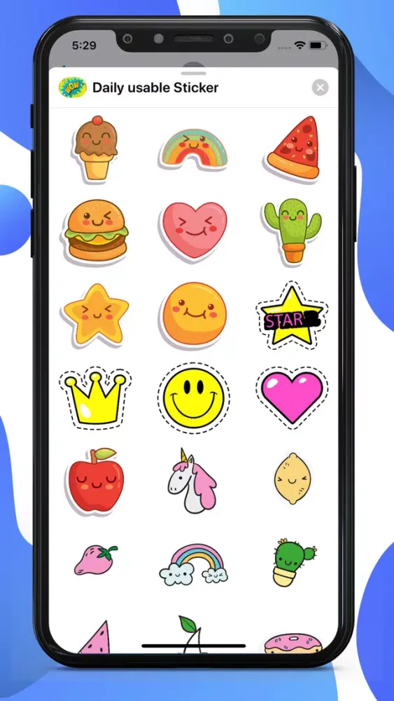 Daily Usable Stickers سکرین شاٹس