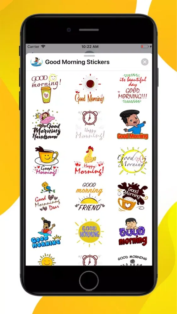 Good Morning Fresh Stickers 스크린샷