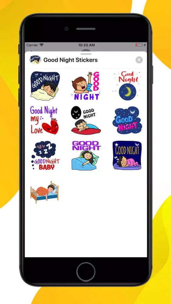 Good Night Sweet Stickers应用截图