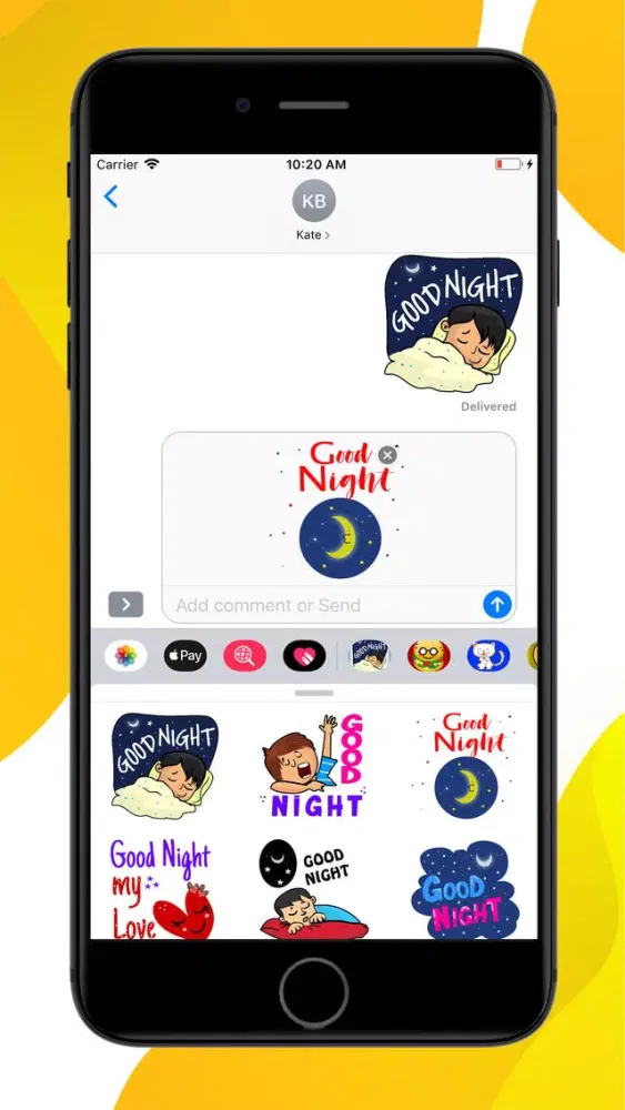 Good Night Sweet Stickers应用截图