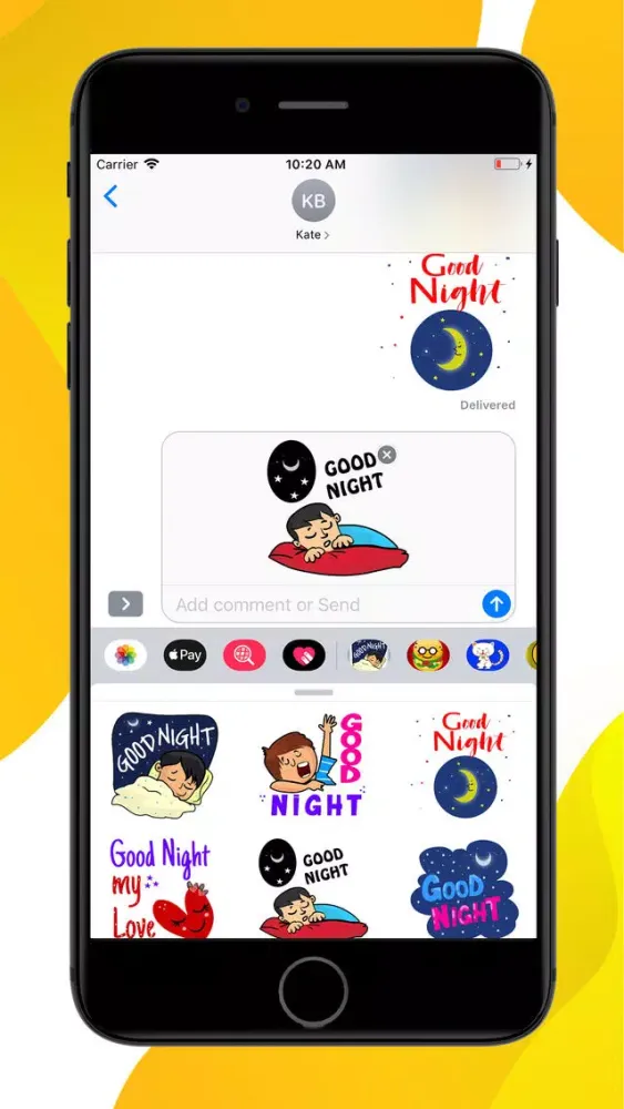 Good Night Sweet Stickers应用截图