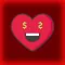 Love Heart Emoji Stickers