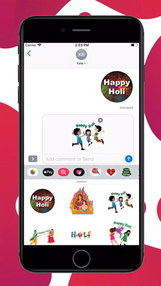 Capturas de pantalla de Holi Dhuleti Stickers