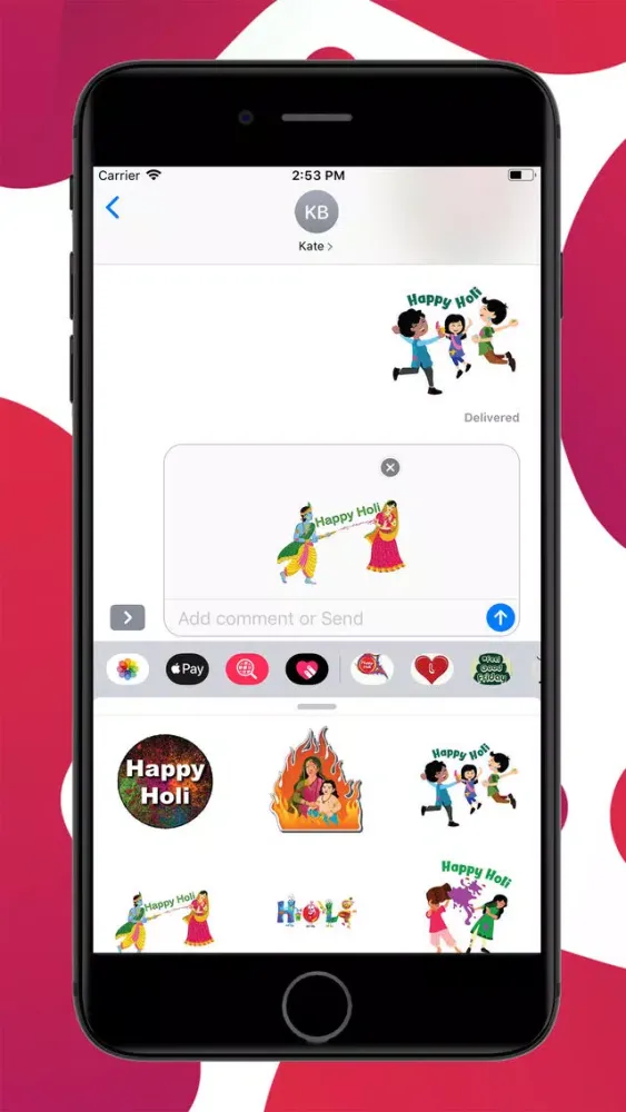 Capturas de pantalla de Holi Dhuleti Stickers