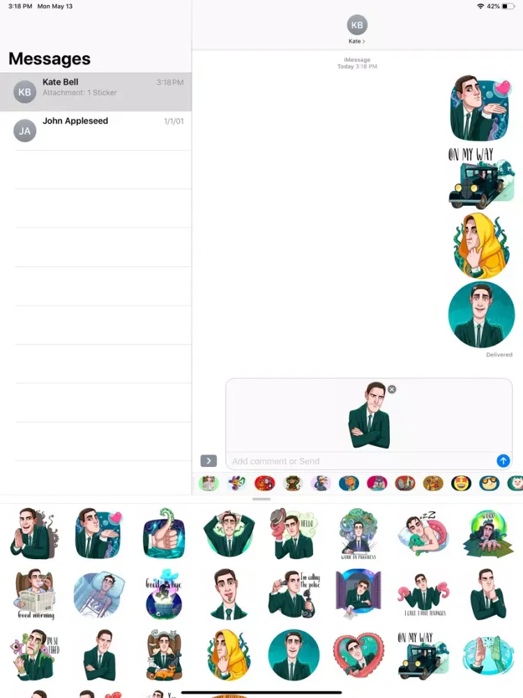 Capturas de tela do HP Lovecraft Halloween Sticker iPad 
