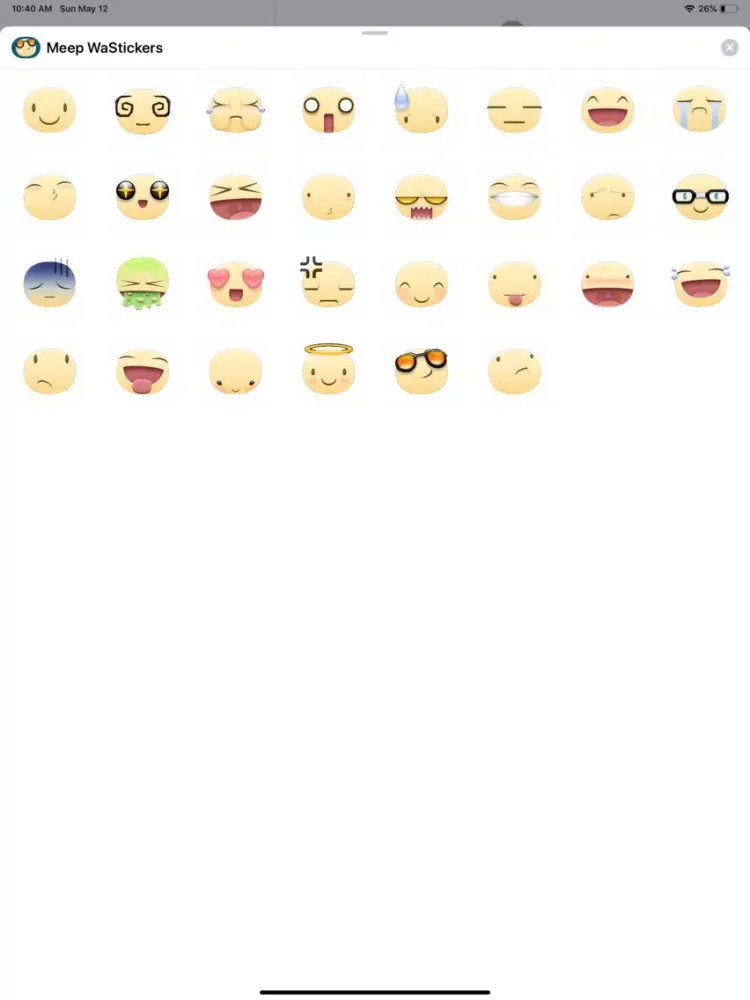 Meep WaStickers iPad  স্ক্রিনশট