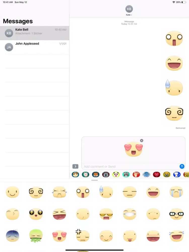 Meep WaStickers iPad  স্ক্রিনশট
