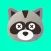 Raccoon Cartoon Stickers