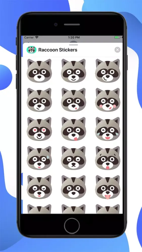 تصاویر Raccoon Cartoon Stickers