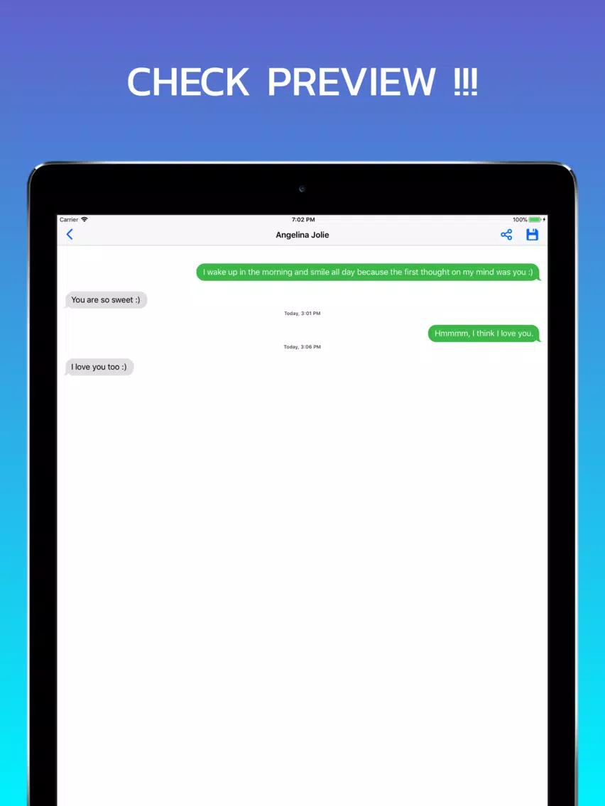 Fake Text. iPad 应用截图