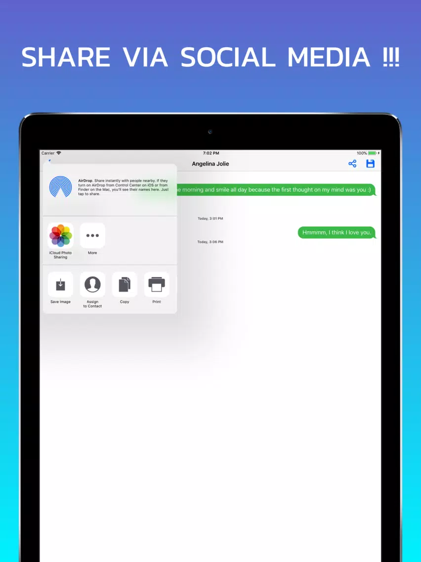 Fake Text. iPad 应用截图