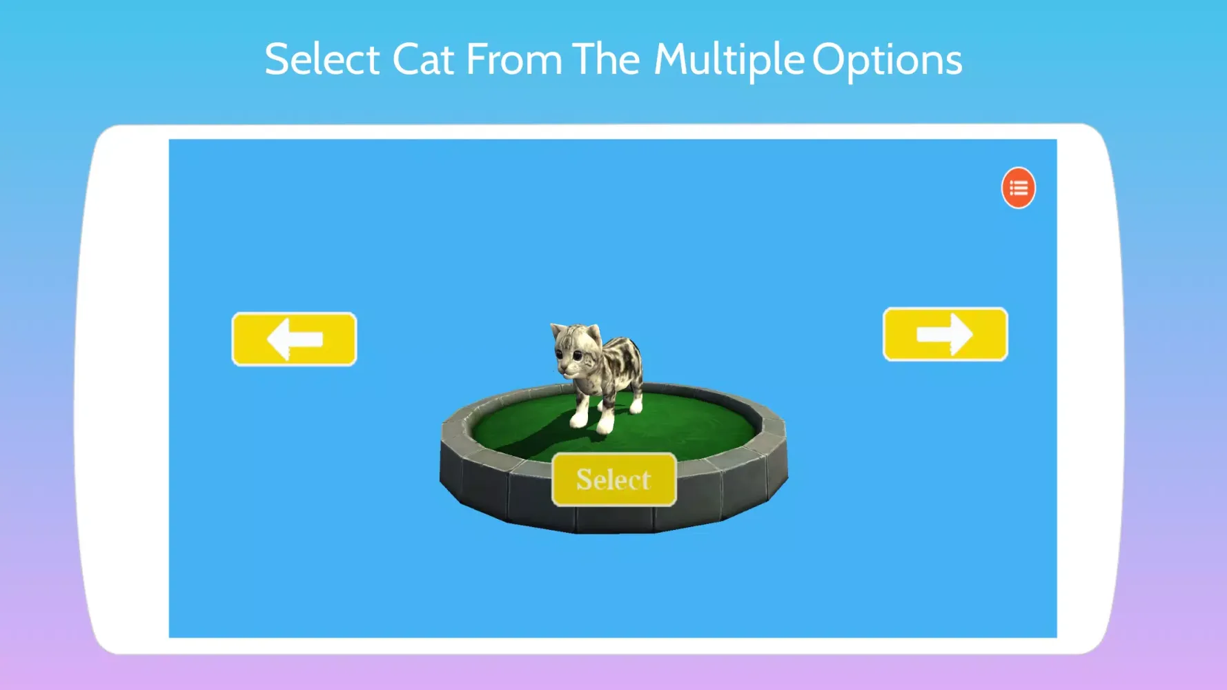 Tangkapan layar Cute Cat Ar